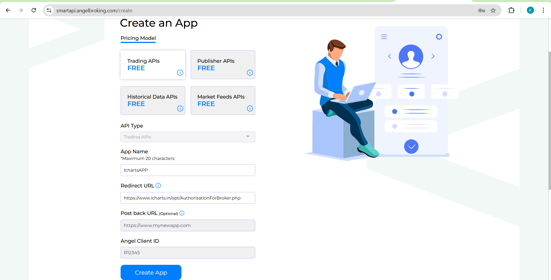 AngelOne Login Screenshot