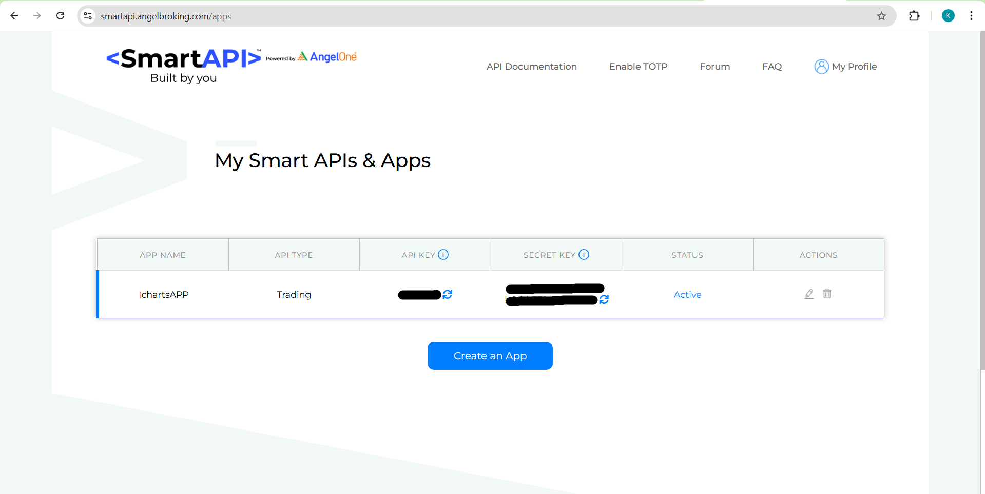 AngelOne Login Screenshot